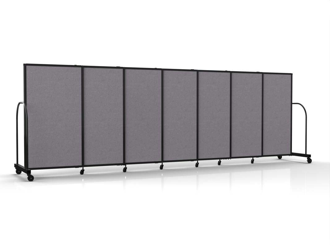 Straightflex Sliding Divider Freestanding - Fabric