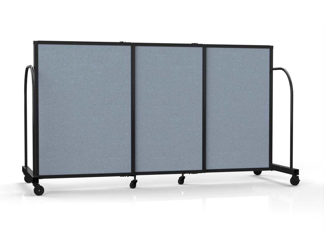 Straightflex Sliding Divider Freestanding - Fabric