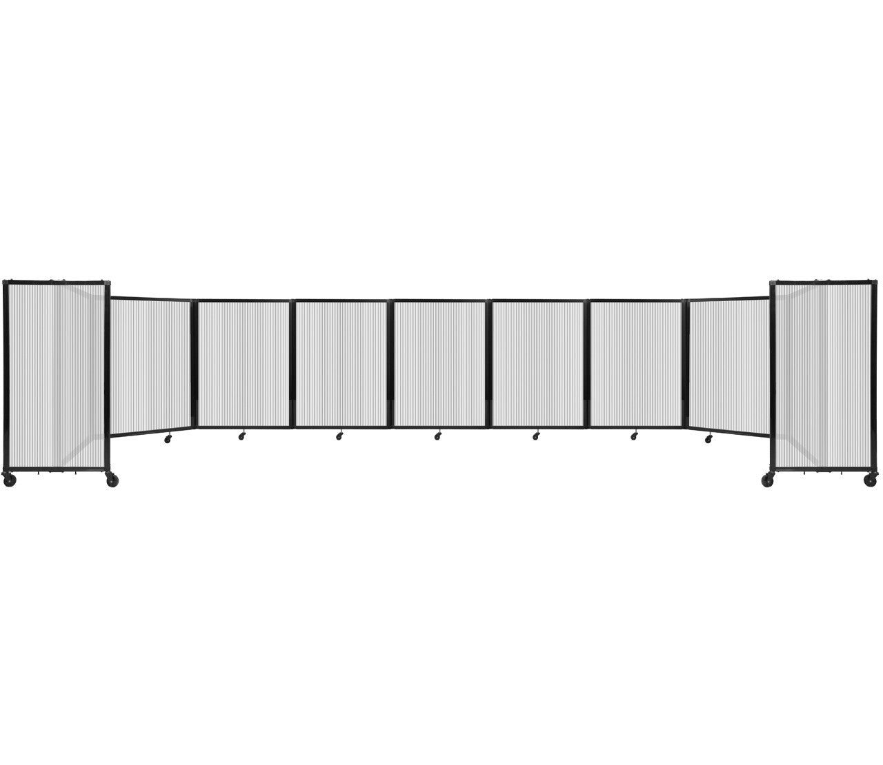 Polycarbonate Room Divider 360 Folding Portable Partition