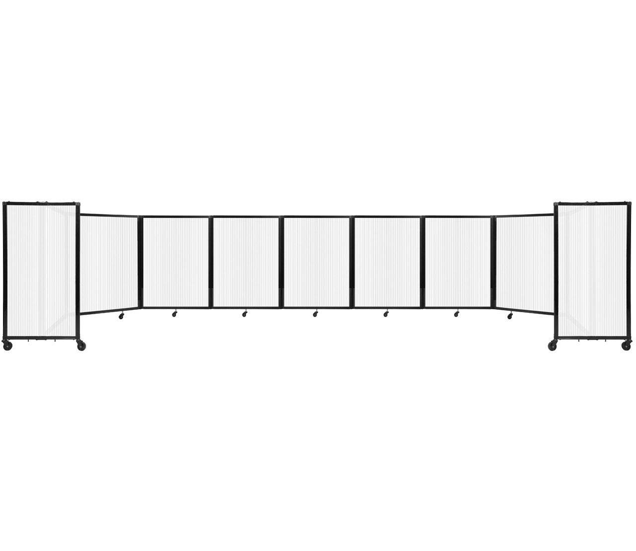 Polycarbonate Room Divider 360 Folding Portable Partition
