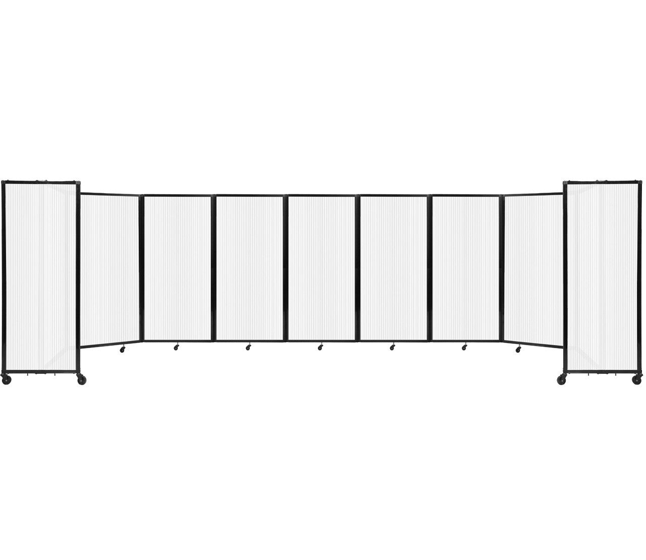 Polycarbonate Room Divider 360 Folding Portable Partition