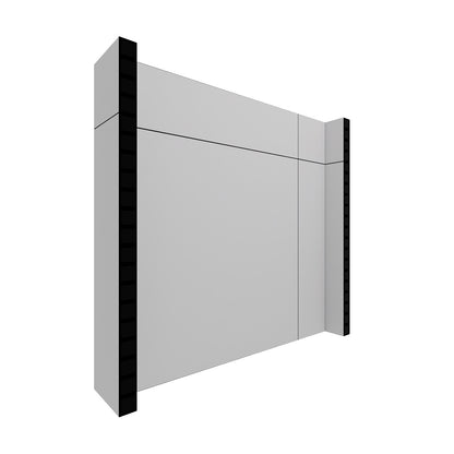 EverPanel® Simple Wall Kit - Black Trim