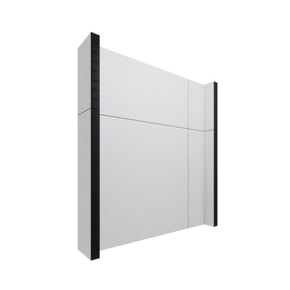 EverPanel® Simple Wall Kit - Black Trim