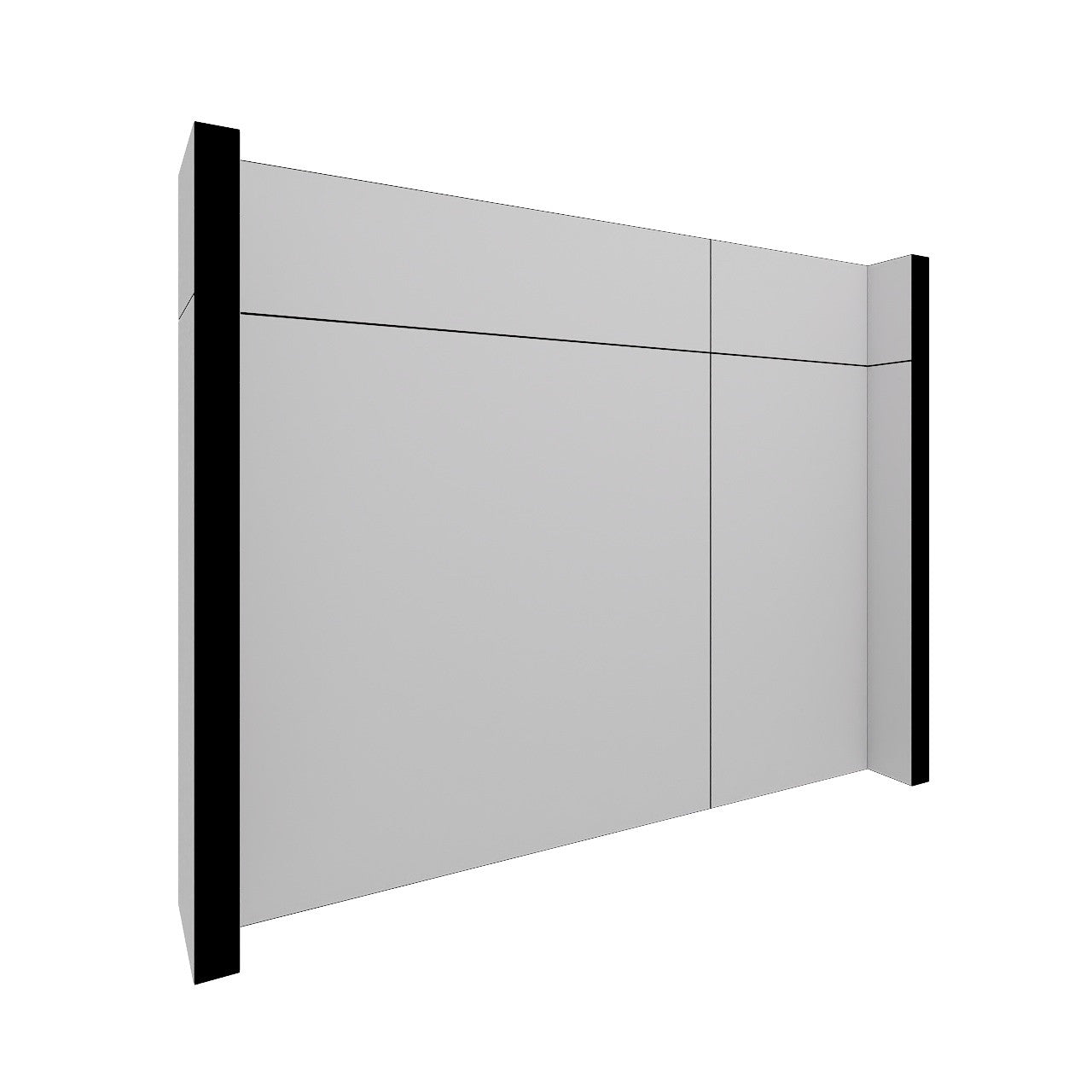 EverPanel® Simple Wall Kit - Black Trim