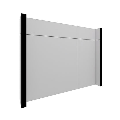 EverPanel® Simple Wall Kit - Black Trim