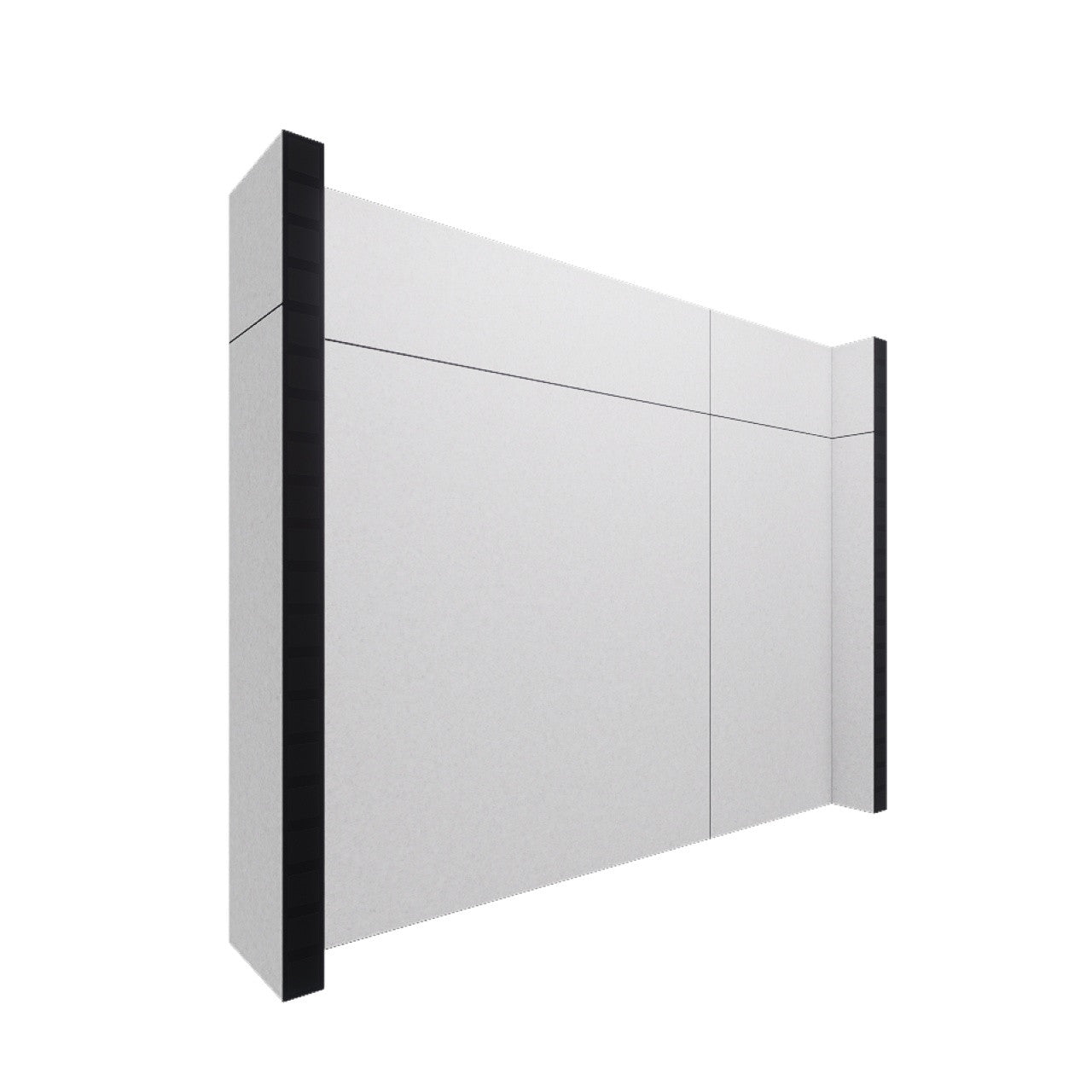 EverPanel® Simple Wall Kit - Black Trim
