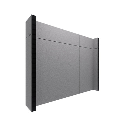 EverPanel® Simple Wall Kit - Black Trim