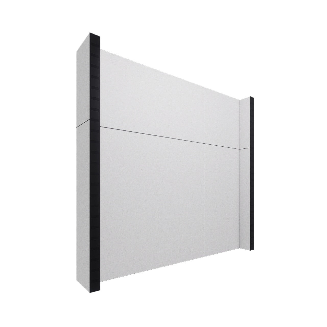 EverPanel® Simple Wall Kit - Black Trim