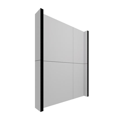 EverPanel® Simple Wall Kit - Black Trim