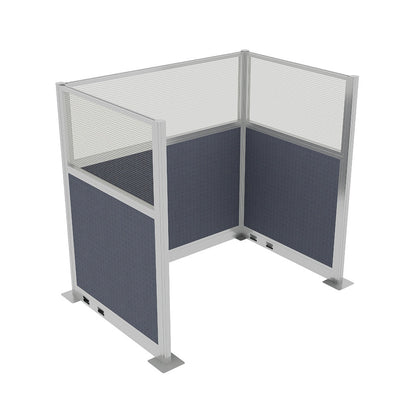 Portable Acoustic Cubicle Partition Kit, U-Shape | Hush Panel