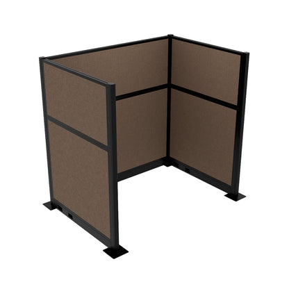 Portable Acoustic Cubicle Partition Kit, U-Shape | Hush Panel
