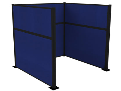 Portable Acoustic Cubicle Partition Kit, U-Shape | Hush Panel