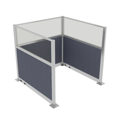 Portable Acoustic Cubicle Partition Kit, U-Shape | Hush Panel