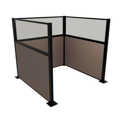 Portable Acoustic Cubicle Partition Kit, U-Shape | Hush Panel