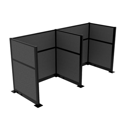 Portable Acoustic Cubicle Partition Kit, H or W Shape | Hush Panel