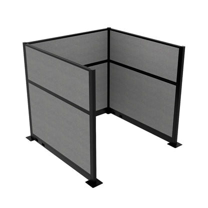Portable Acoustic Cubicle Partition Kit, U-Shape | Hush Panel