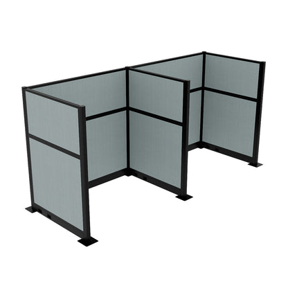 Portable Acoustic Cubicle Partition Kit, H or W Shape | Hush Panel