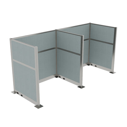 Portable Acoustic Cubicle Partition Kit, H or W Shape | Hush Panel