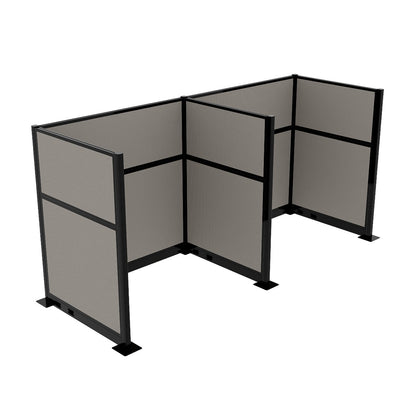 Portable Acoustic Cubicle Partition Kit, H or W Shape | Hush Panel