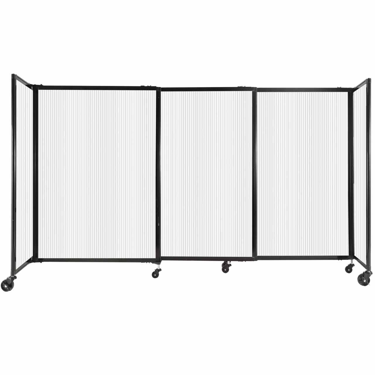 Polycarbonate StraightWall Sliding Portable Partition