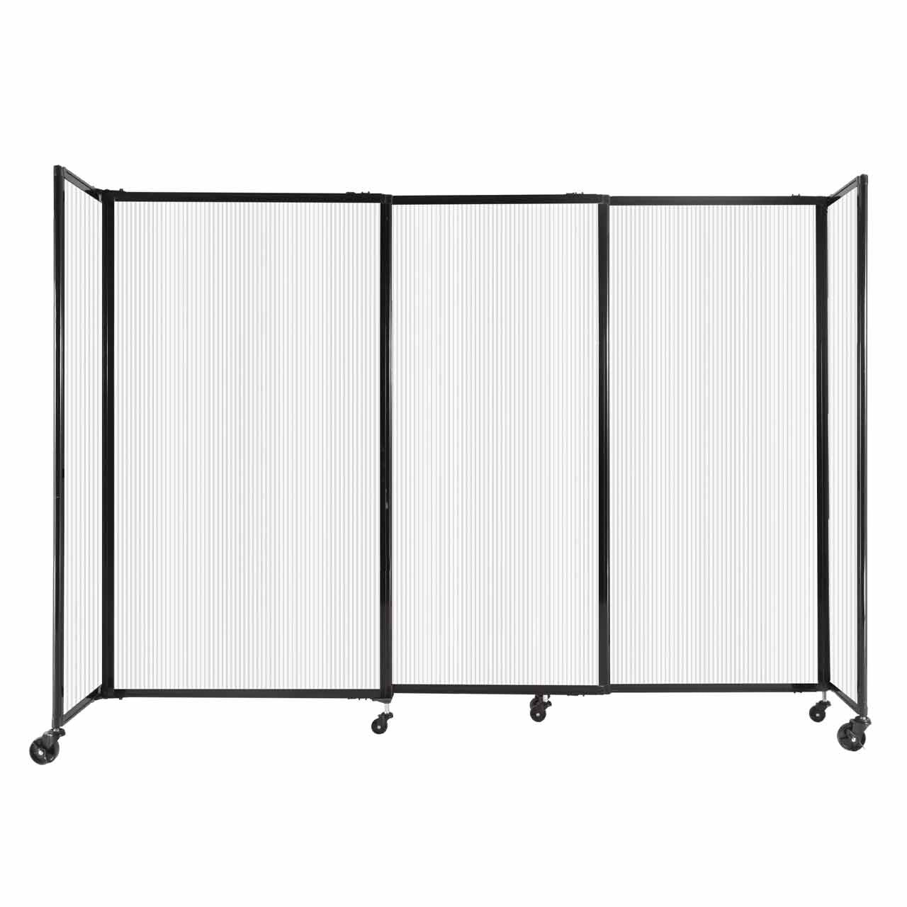 Polycarbonate StraightWall Sliding Portable Partition