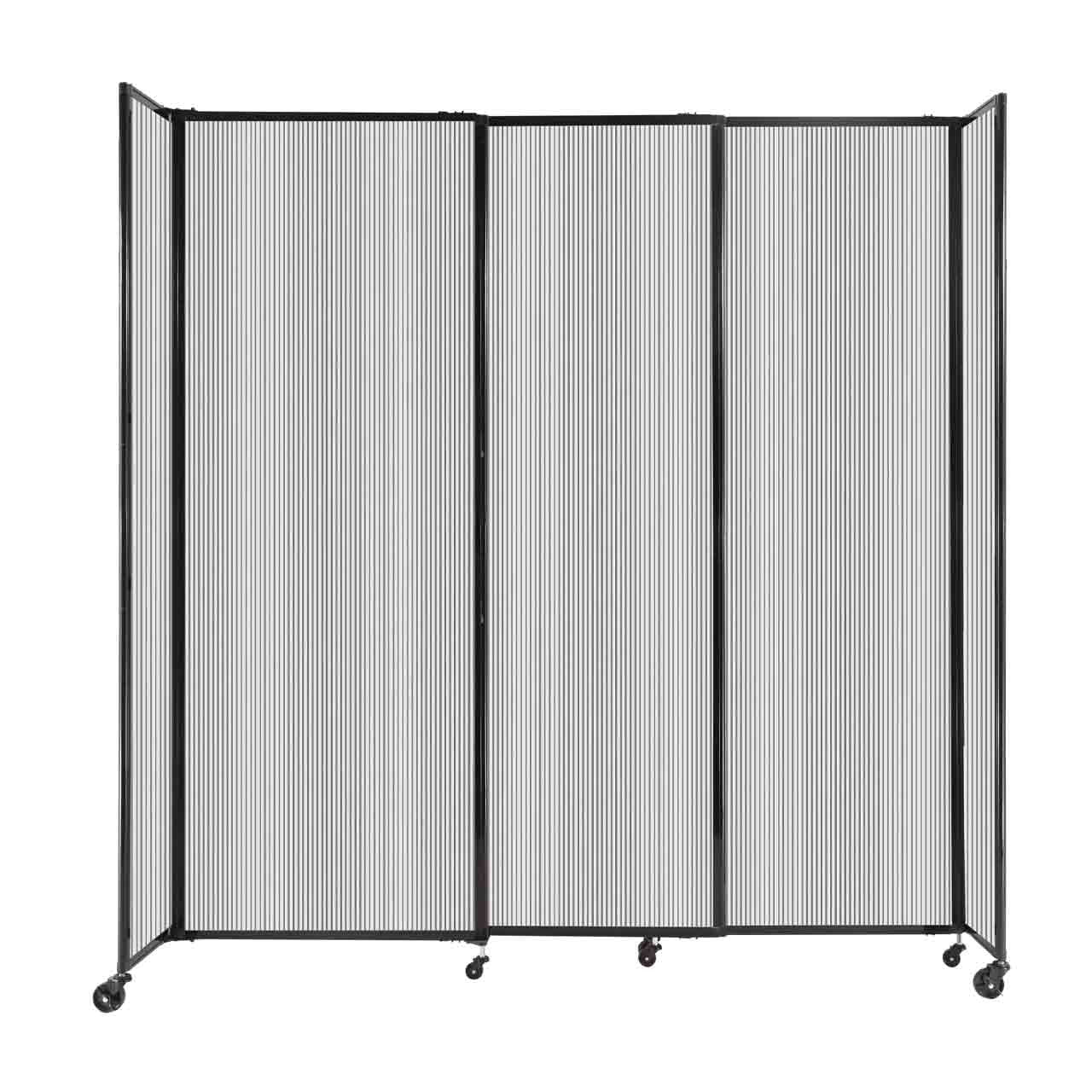 Polycarbonate StraightWall Sliding Portable Partition