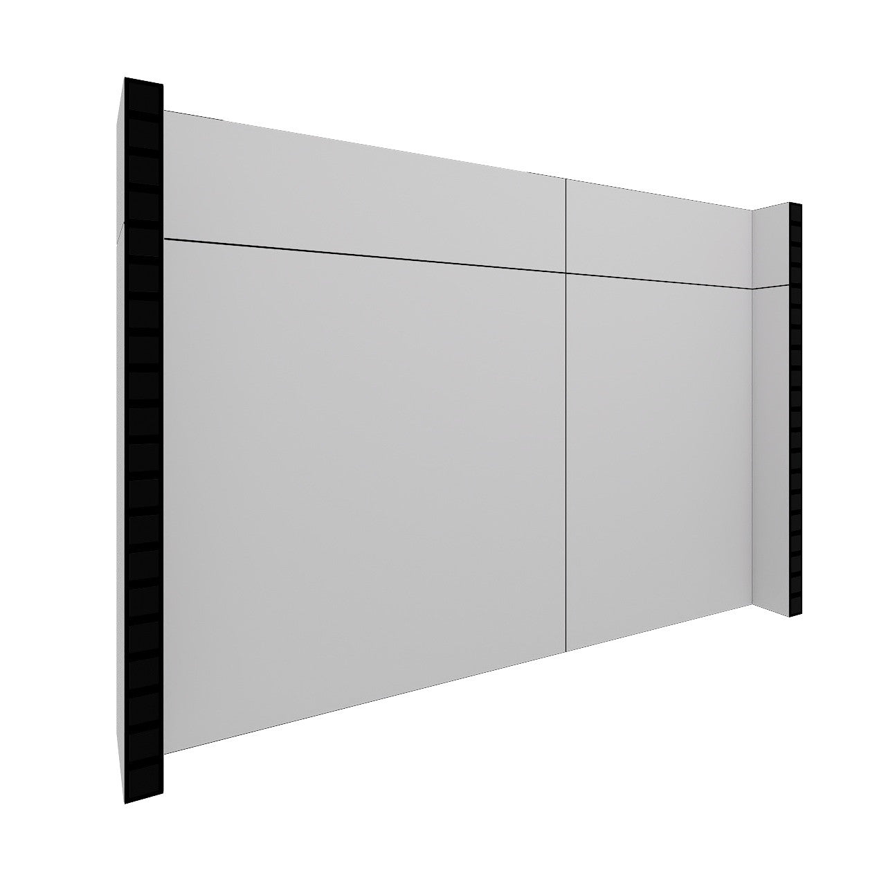 EverPanel® Simple Wall Kit - Black Trim