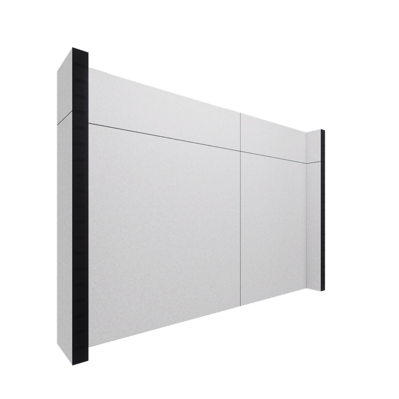 EverPanel® Simple Wall Kit - Black Trim