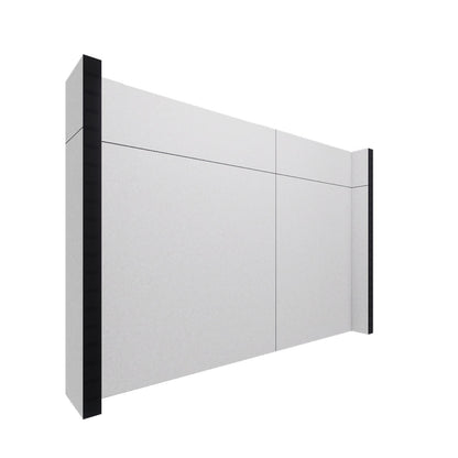 EverPanel® Simple Wall Kit - Black Trim
