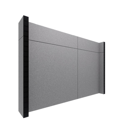 EverPanel® Simple Wall Kit - Black Trim