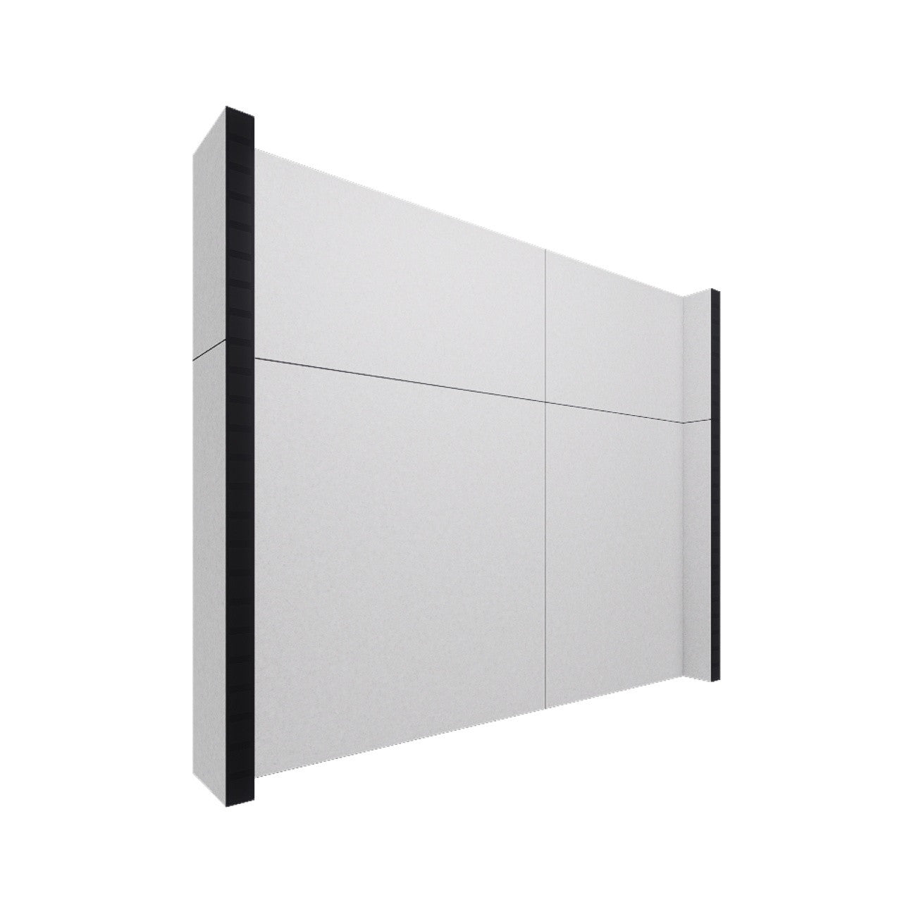 EverPanel® Simple Wall Kit - Black Trim