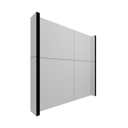 EverPanel® Simple Wall Kit - Black Trim