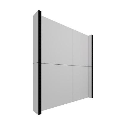 EverPanel® Simple Wall Kit - Black Trim