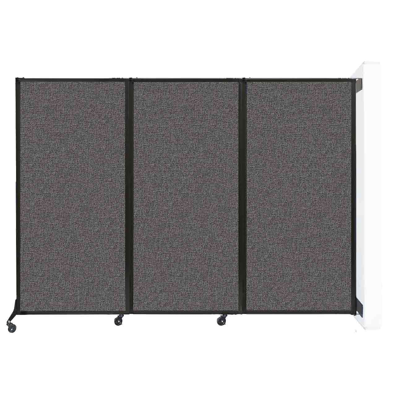 QuickWall Folding Partition, Wall-Mounted