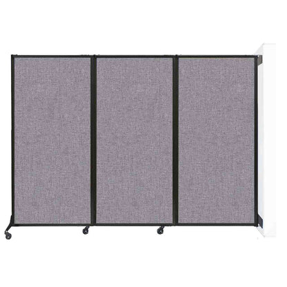 QuickWall Folding Partition, Wall-Mounted