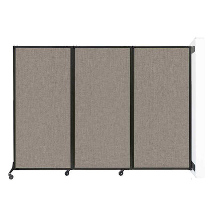 QuickWall Folding Partition, Wall-Mounted