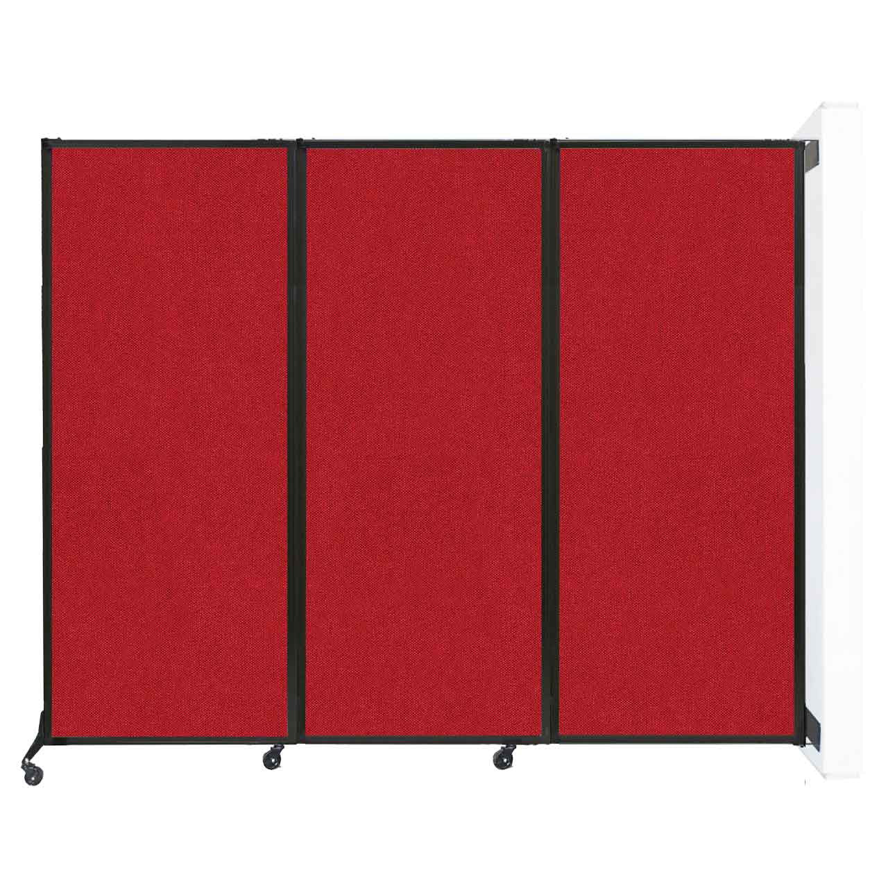 QuickWall Folding Partition, Wall-Mounted