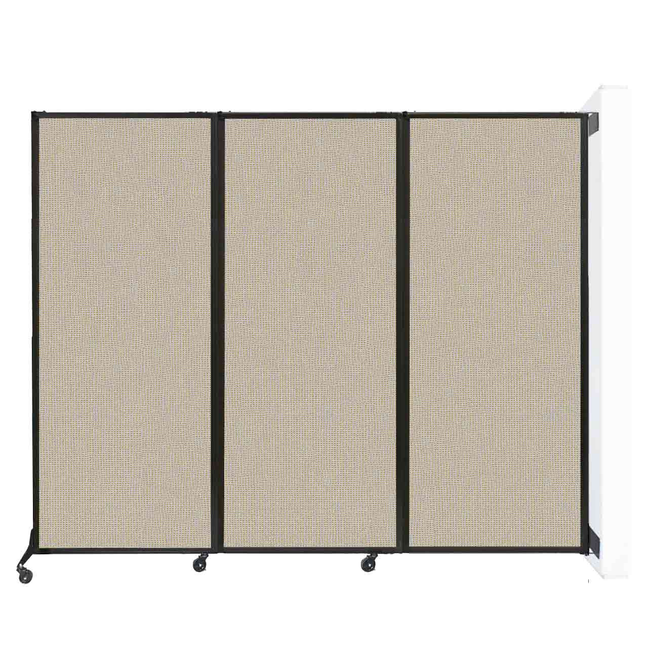 QuickWall Folding Partition, Wall-Mounted
