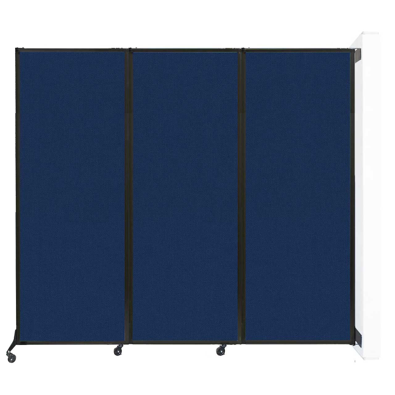 QuickWall Folding Partition, Wall-Mounted