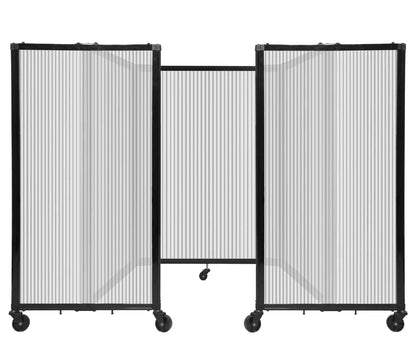 Polycarbonate Room Divider 360 Folding Portable Partition