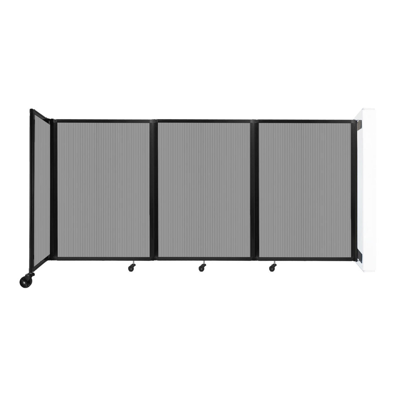 The Room Divider 360 Folding Partition, Wall-Mounted