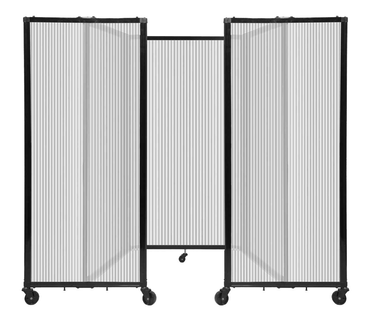 Polycarbonate Room Divider 360 Folding Portable Partition