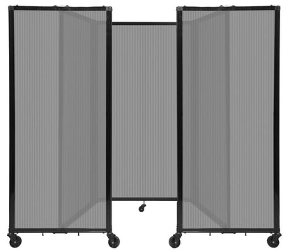 Polycarbonate Room Divider 360 Folding Portable Partition