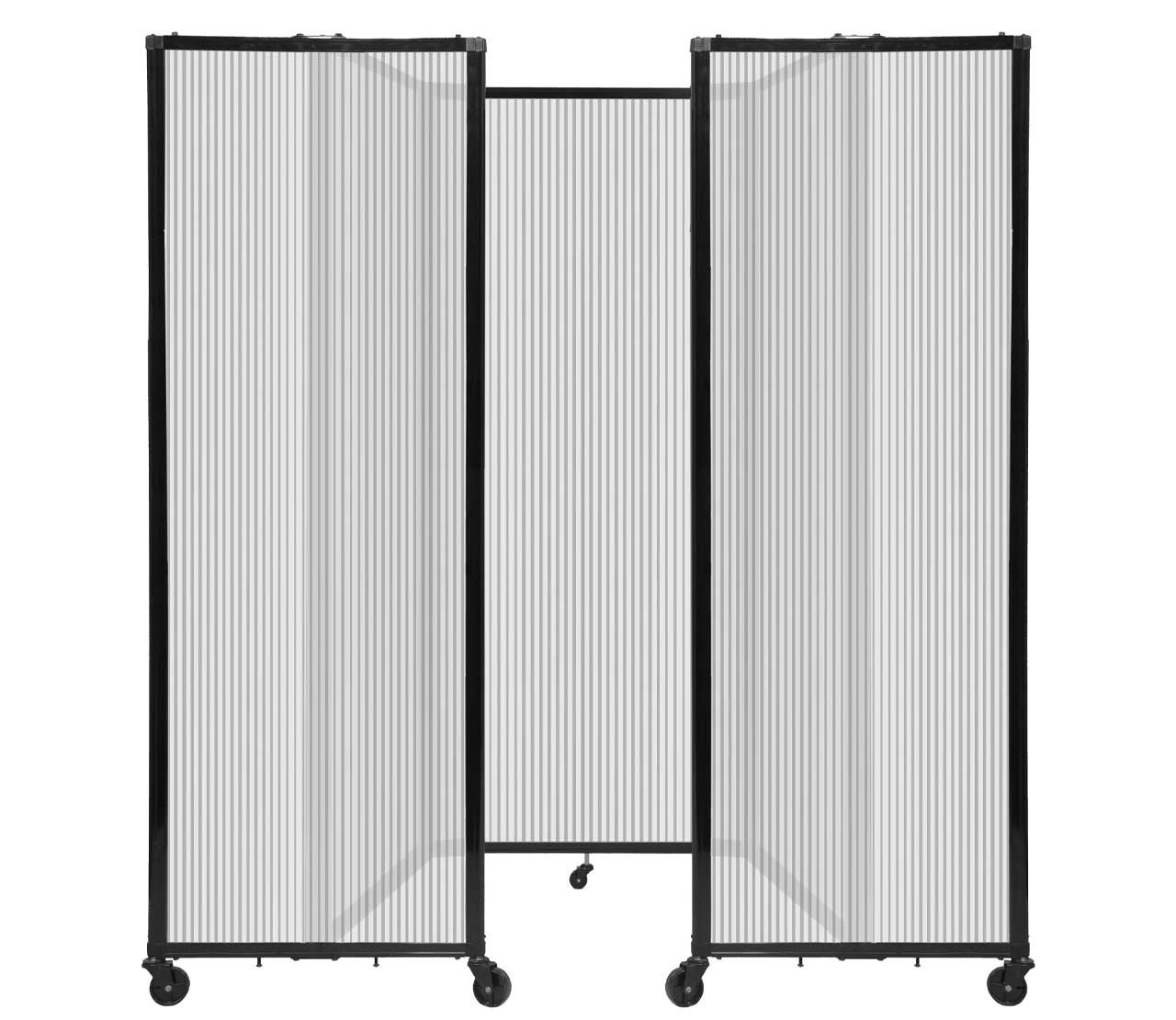 Polycarbonate Room Divider 360 Folding Portable Partition