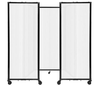 Polycarbonate Room Divider 360 Folding Portable Partition