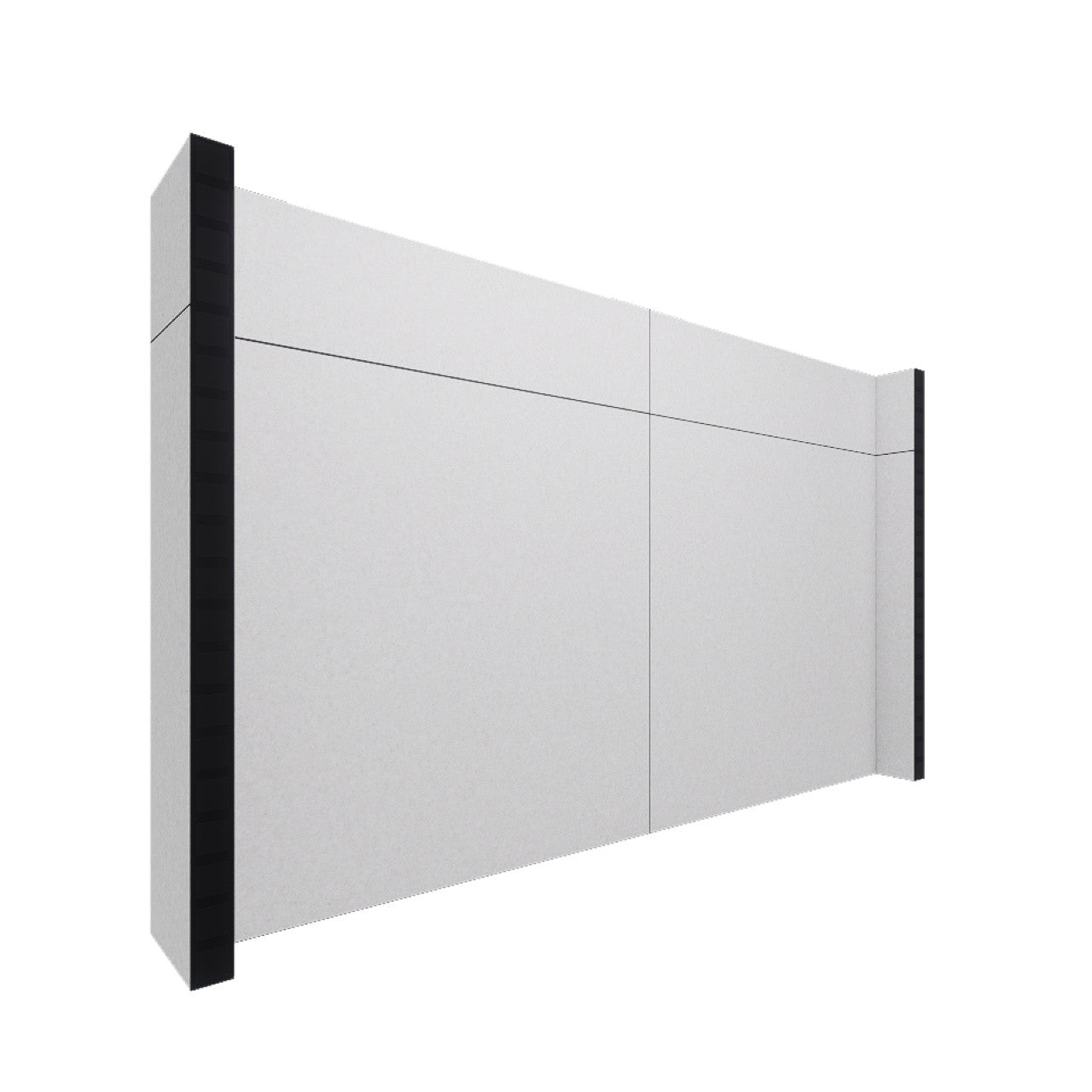 EverPanel® Simple Wall Kit - Black Trim