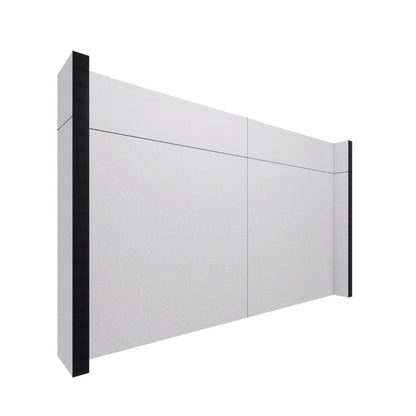 EverPanel® Simple Wall Kit - Black Trim