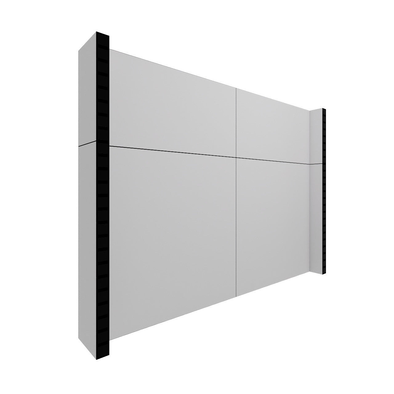 EverPanel® Simple Wall Kit - Black Trim