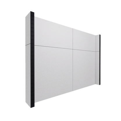 EverPanel® Simple Wall Kit - Black Trim