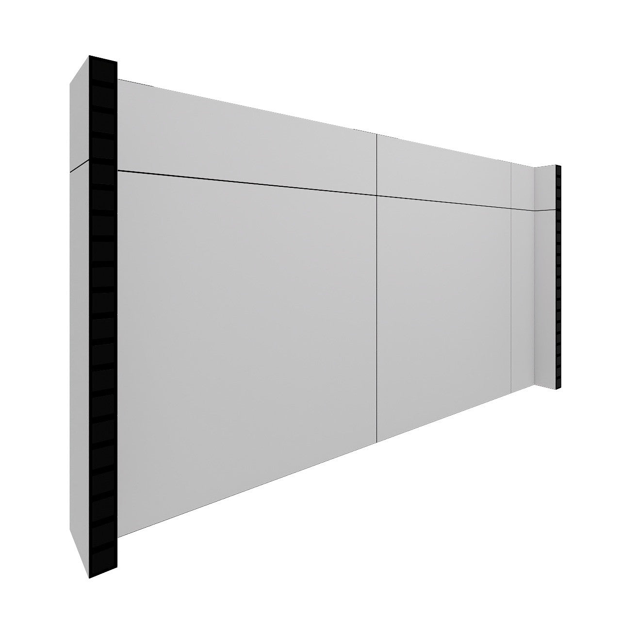 EverPanel® Simple Wall Kit - Black Trim